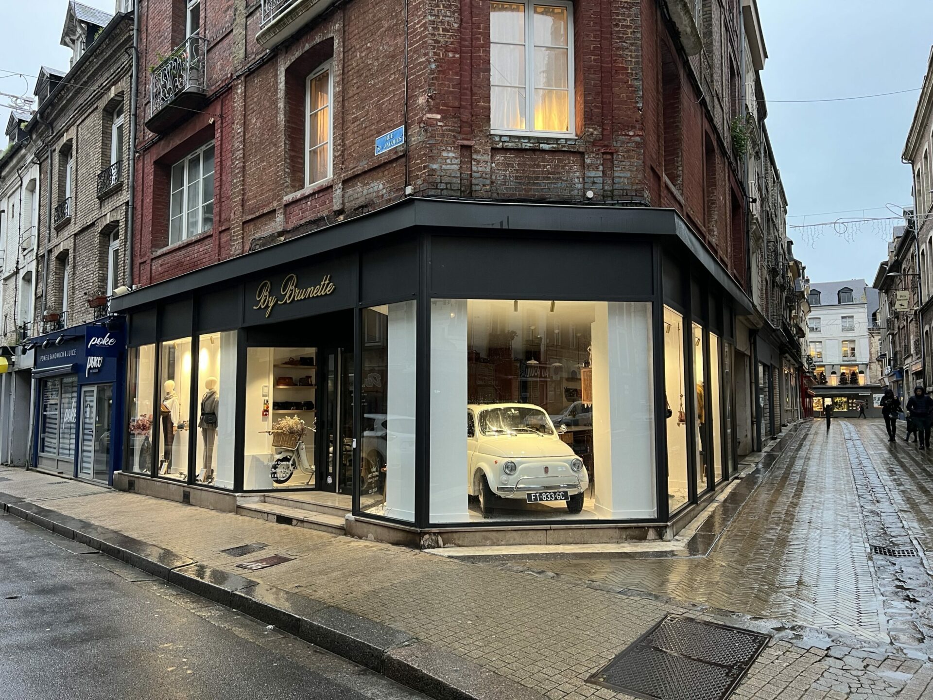 menuiseries devanture magasin dieppe