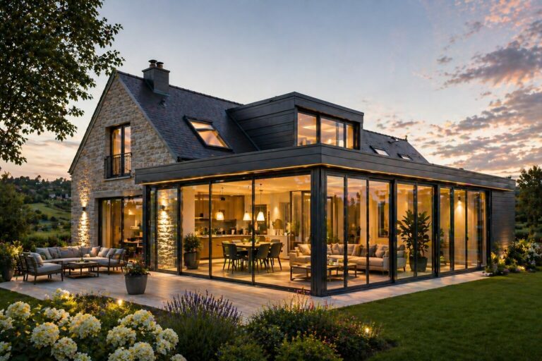 Maison avec véranda