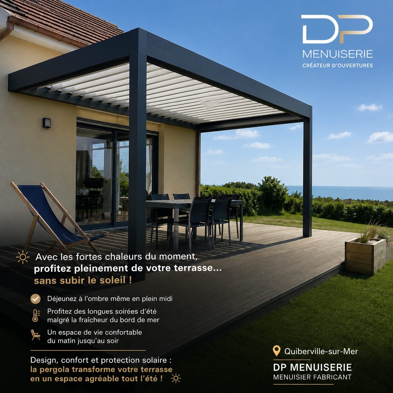 pergola à Quiberville