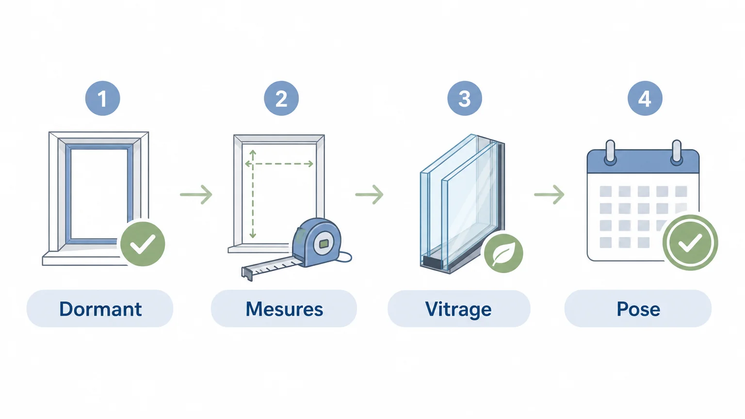 Checklist des étapes pour préparer un projet de fenêtres PVC en rénovation