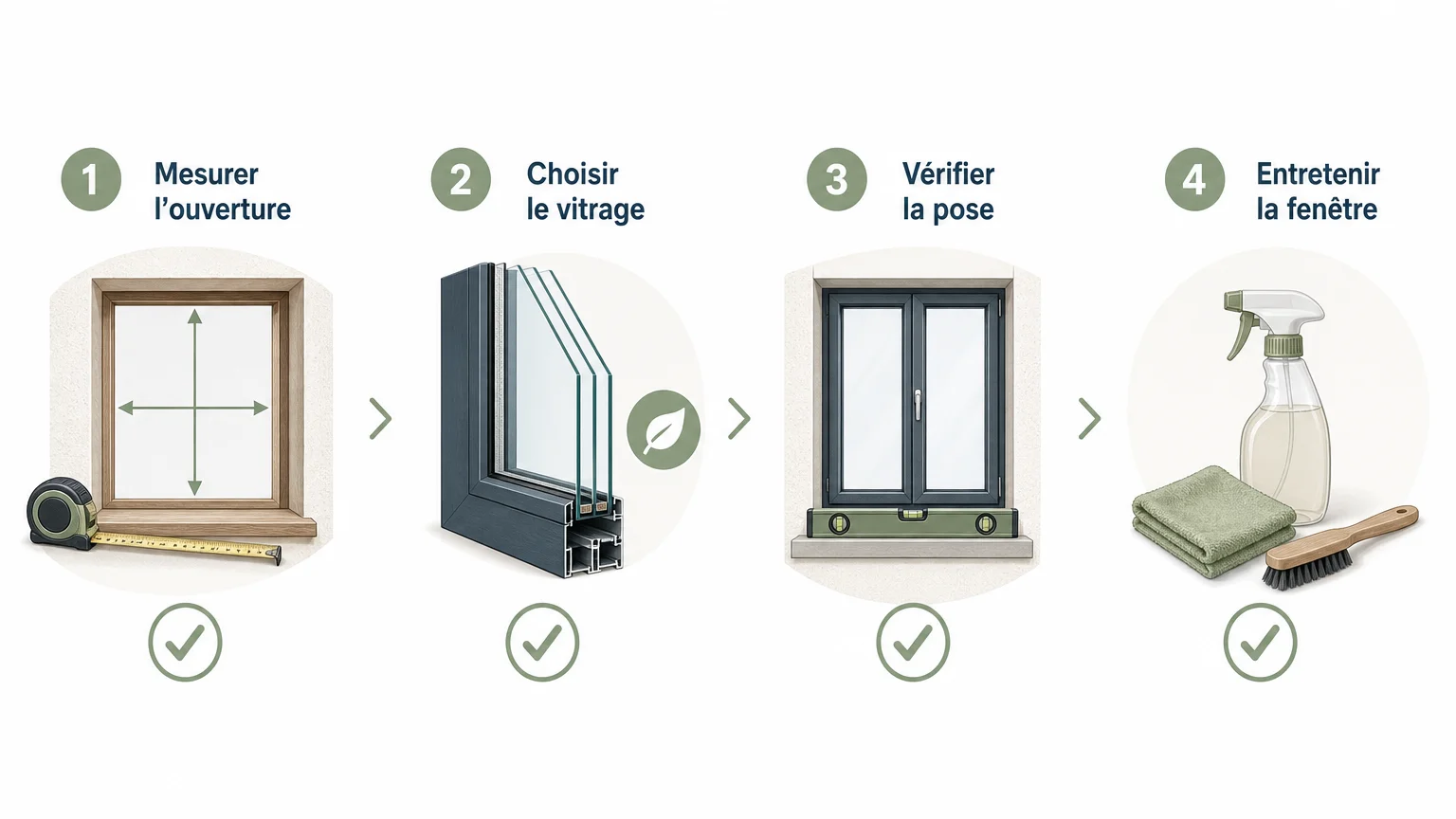 Checklist des critères à vérifier avant la pose d’une fenêtre PVC imitation bois
