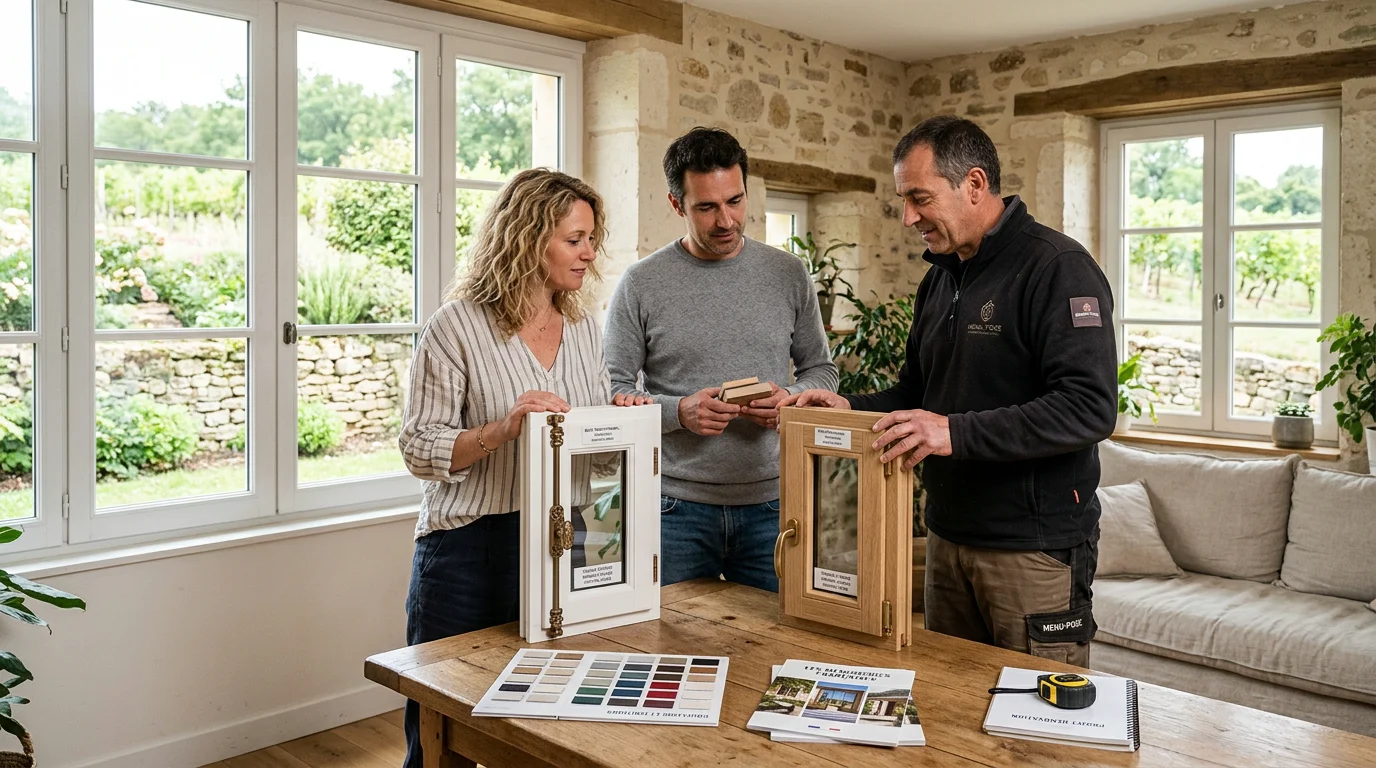 Choix de menuiseries entre déstockage et fabrication sur mesure lors d'une rénovation