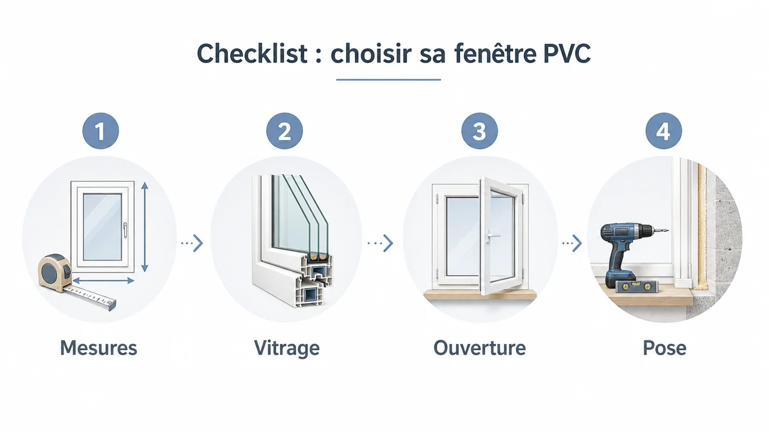 Checklist illustrée pour choisir une fenêtre PVC