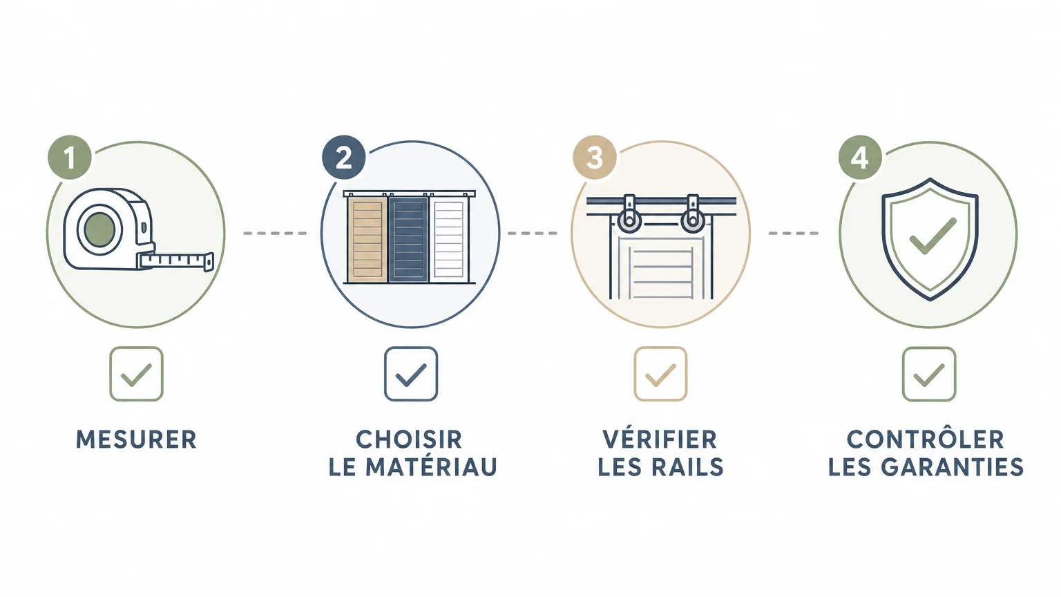 Checklist des critères à vérifier sur un devis de volets coulissants