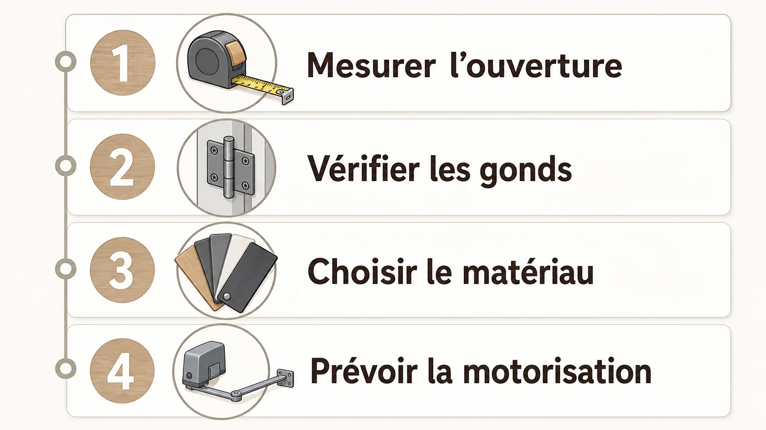 Checklist pour préparer un projet de volets battants motorisés